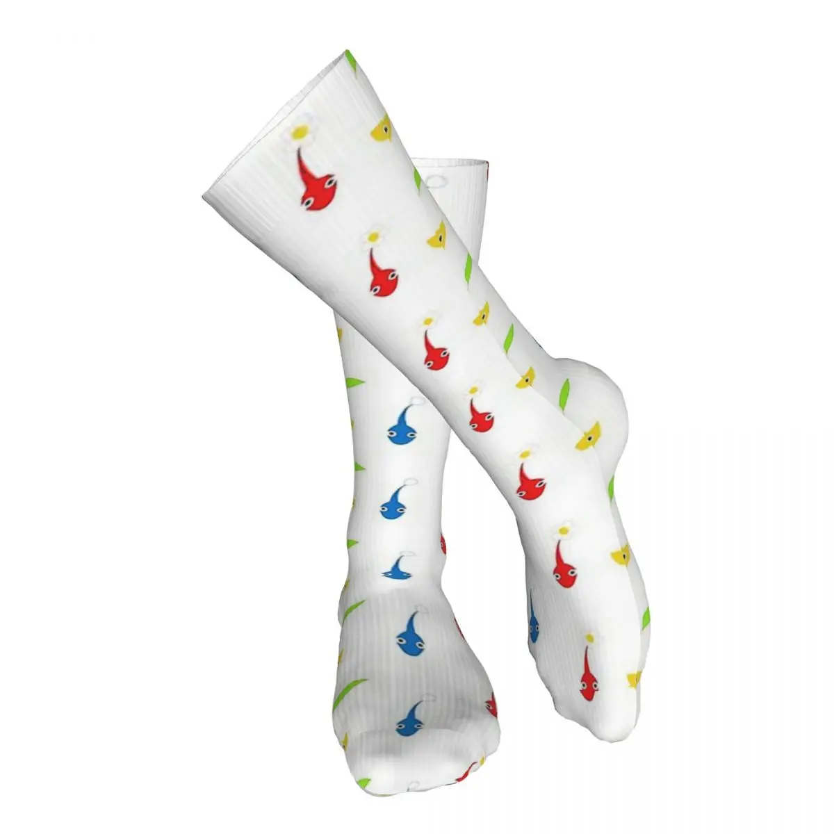 

Pikmin Characters Adult Stockings Not Easy to Pilling For Daily Matching Sports Stockings Bright Colours