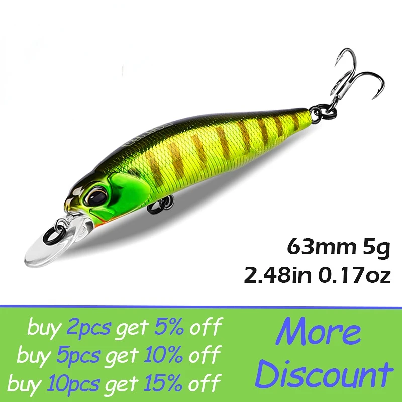 

MAVLLOS Casting Bait 63mm 5g Magnet weight system Stainsteel Minnow Bite 3pcs/set quality professional Fishing Lure