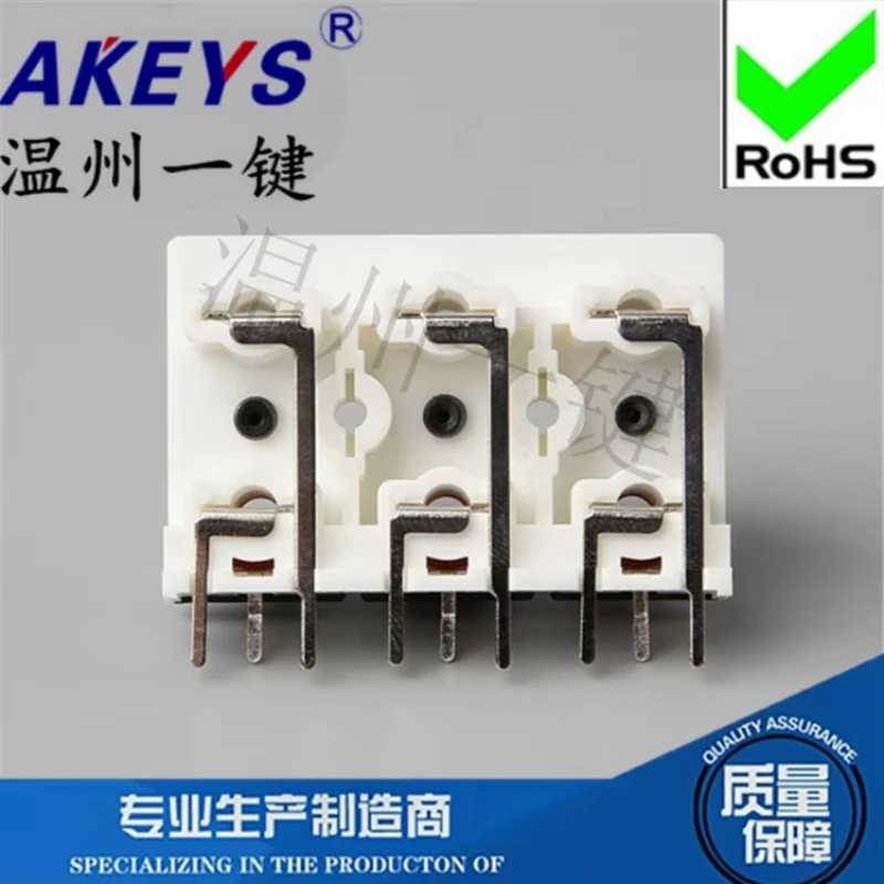 Сиденье AV Core RCA с шестью отверстиями для сварки печатных плат аудио и видеоразъем