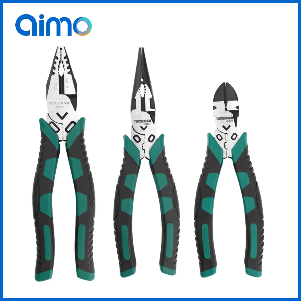 

AIMO Multifunctional pliers/wire cutters/needle nose pliers/diagonal pliers Hardware Tools Universal Wire Cutters Electrician