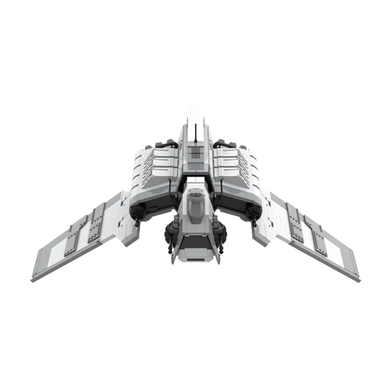 Фото 3484 детали MOC Star Battle Imperial Nu-class Attack Shuttle, модель из строительных блоков, архитектурный конструктор, рождественский подарок, игрушка, 3D-образование №3