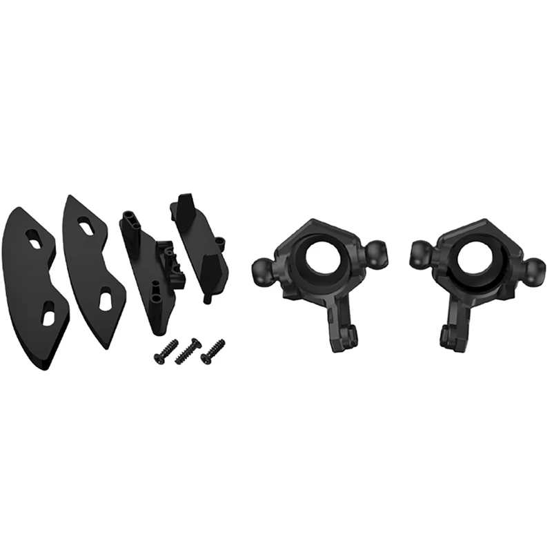 

Front Bumper Assembly Anti-Collision Component with 2Pcs Front Steering Cup Wheel Seat for SG1603 SG1604 1/16 RC Car