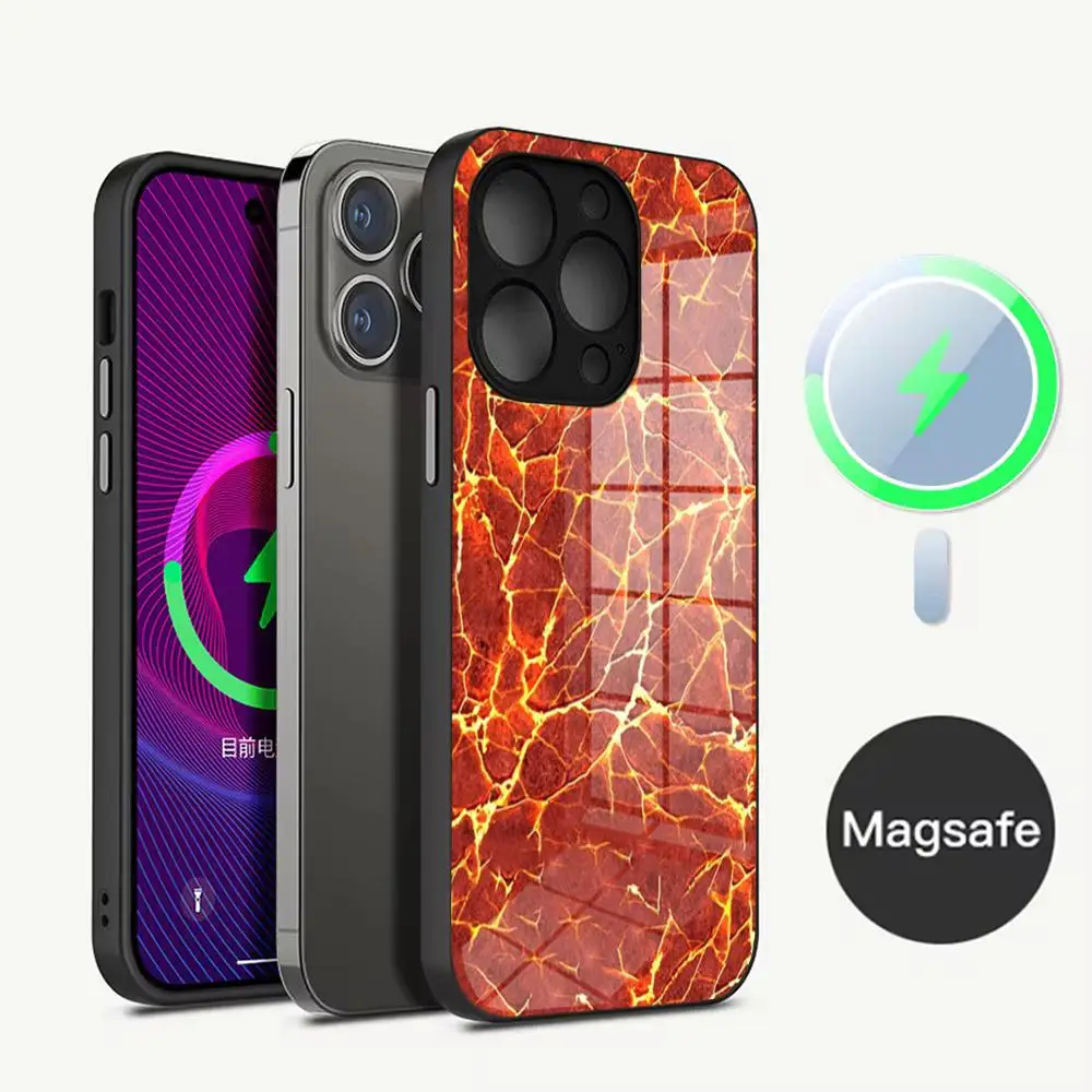 Чехол для телефона Minimalism Stule Hot Magma новинка 2024 закаленное стекло IPhone 16 15 Promax 14 13 Pro 12