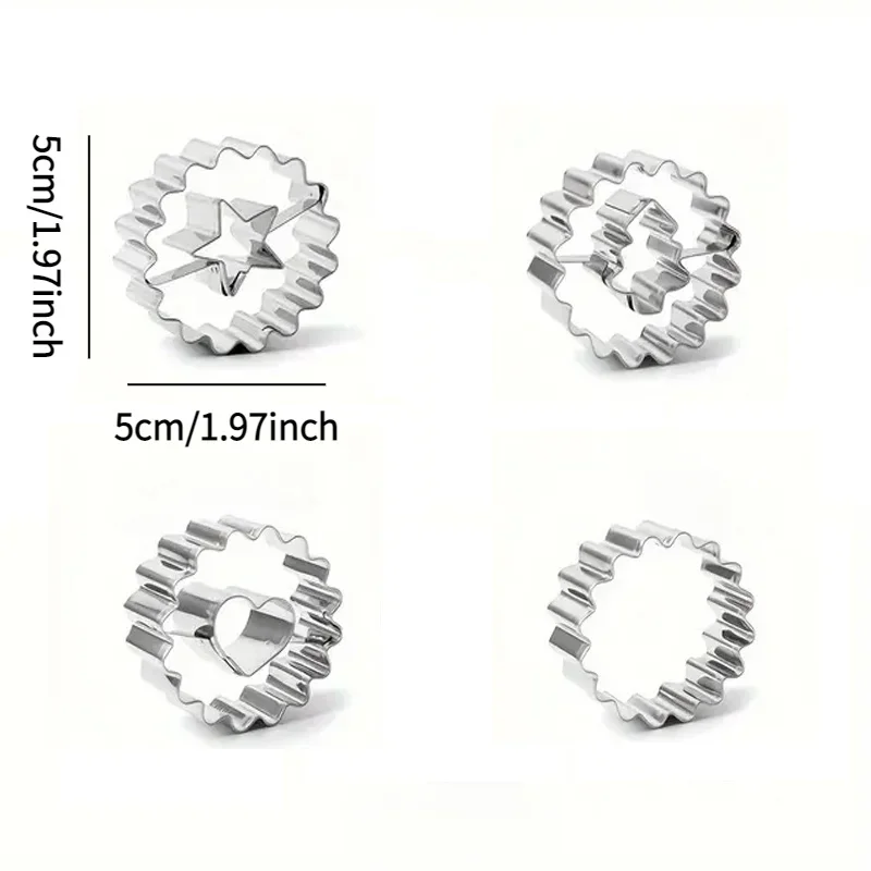 

Формочки для печенья из нержавеющей стали 4 шт.