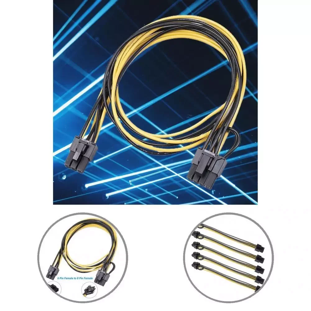 

10 шт., адаптер питания для материнской платы, 20 см/50 см