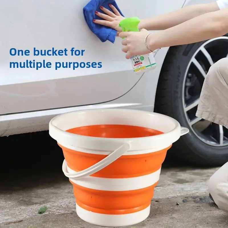 Складное пластиковое ведро на 10 л