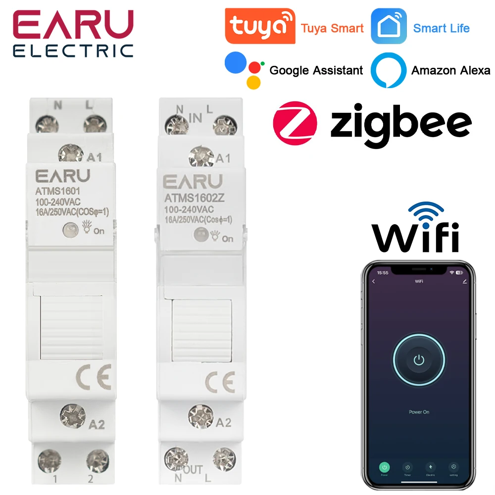 

EARUELECTRIC Автоматический выключатель Tuya Smart Life