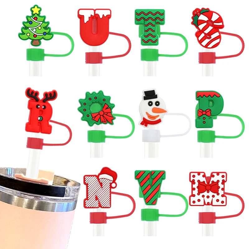 1 шт. рождественская серия 26 букв пылезащитная соломенная топпер рождественский