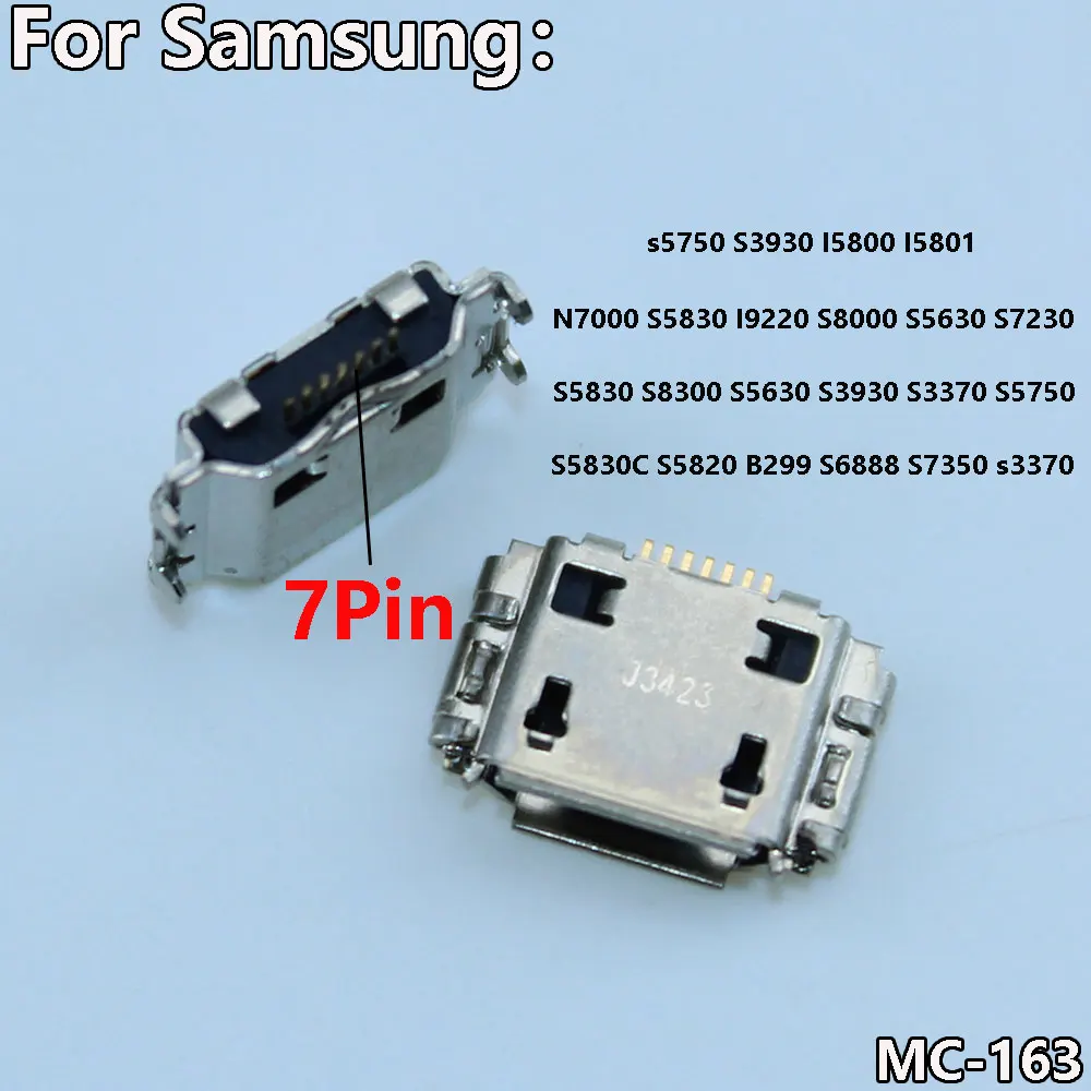 10 шт. Micro Usb разъем для зарядки для Samsung N7000 I9220 S5630 S7230 S3930 S5750 B299 S6888 S7350 s3370 I5801 порт зарядного устройства