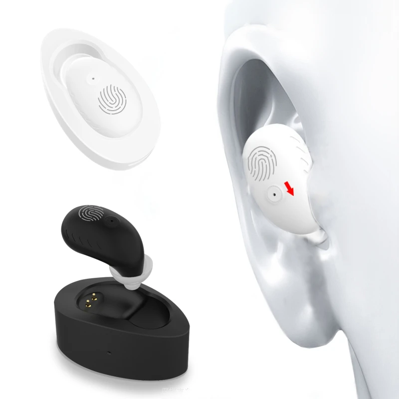 

Hearing aid mini TWS hearing aid loudspeaker ear back hearing aids audio amplifier hearing aid mini USB dual ear universal type