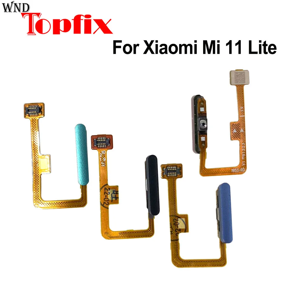 

Сенсорный ID для Xiaomi Mi 11 Lite 5G Home меню кнопка гибкий кабель лента запасные части Mi 11 Lite датчик отпечатков пальцев гибкий