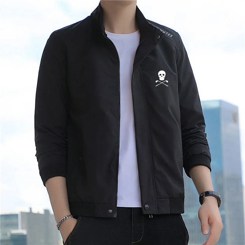 

Men's Golf Jackets Male Casual Jacket Windbreaker Coat 2022 New Spring and Autumn Men's Sports Golf Clothing Bomber Jacket