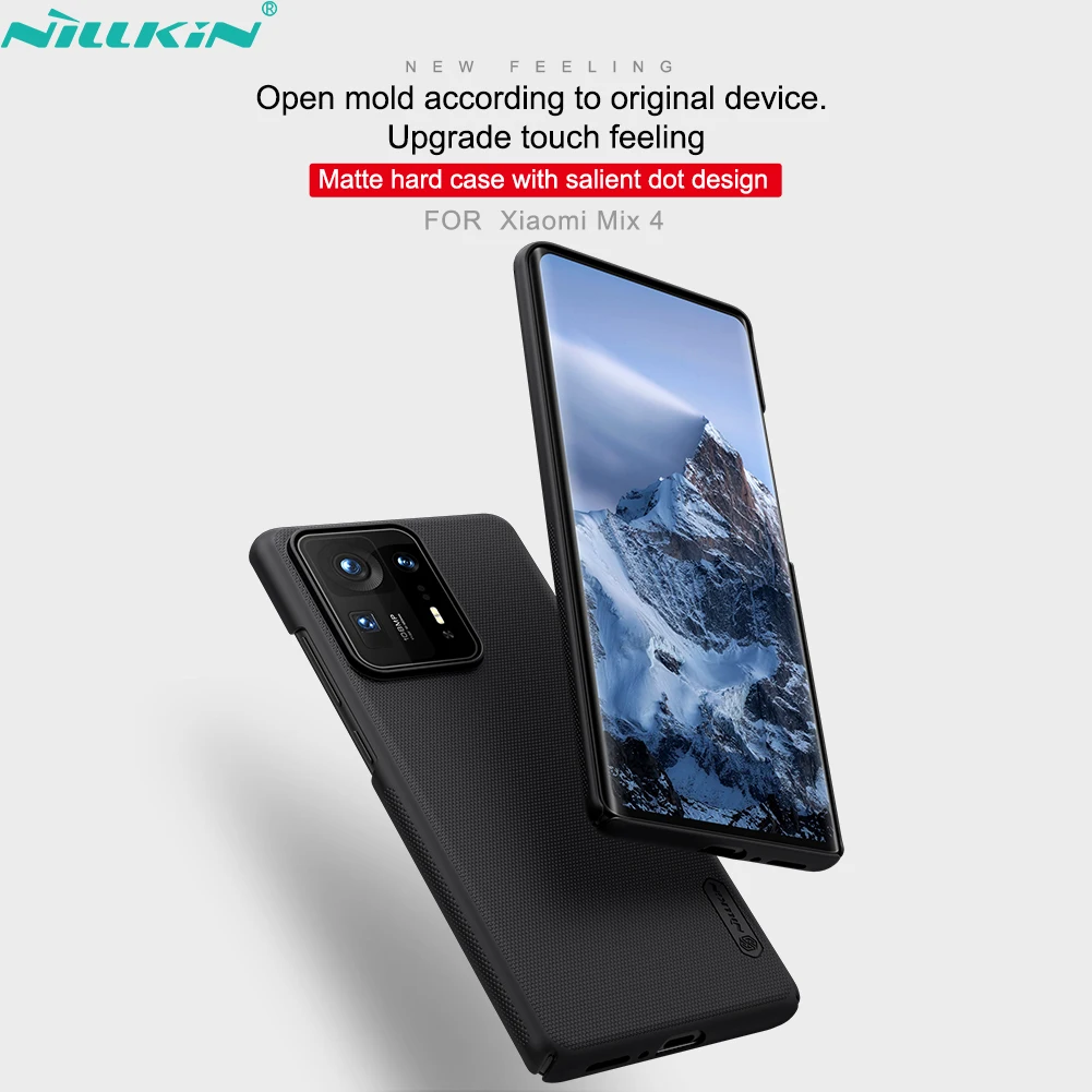 

NILLKIN For Xiaomi Mi Mix 4 Phone Case Frosted Shield Pro PC Matte hard Back Cover with Gift Holder For Xiaomi Mix 4 Case