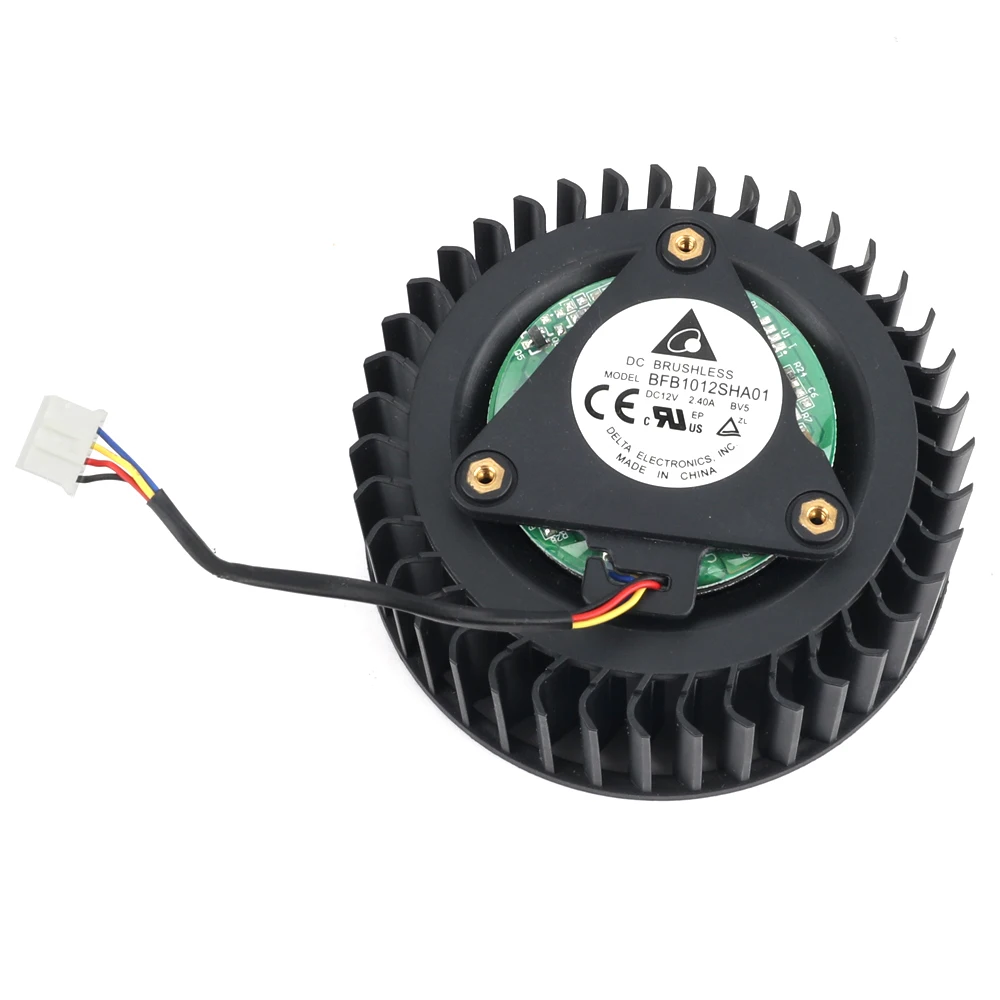 Вентилятор охлаждения BFB1012SHA01 BV5 RX VEGA56 VEGA64 для AMD XFX Radeon VEGA 64 56 серебристый