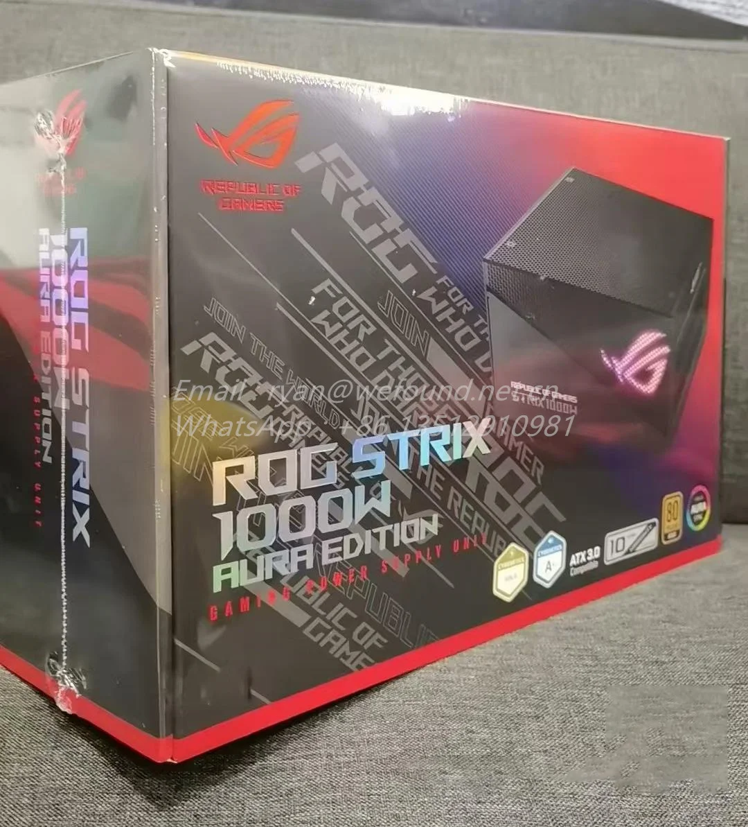 Блок питания для ПК ROG STRIX 1000G AURA GAMING 1000W gold medal
