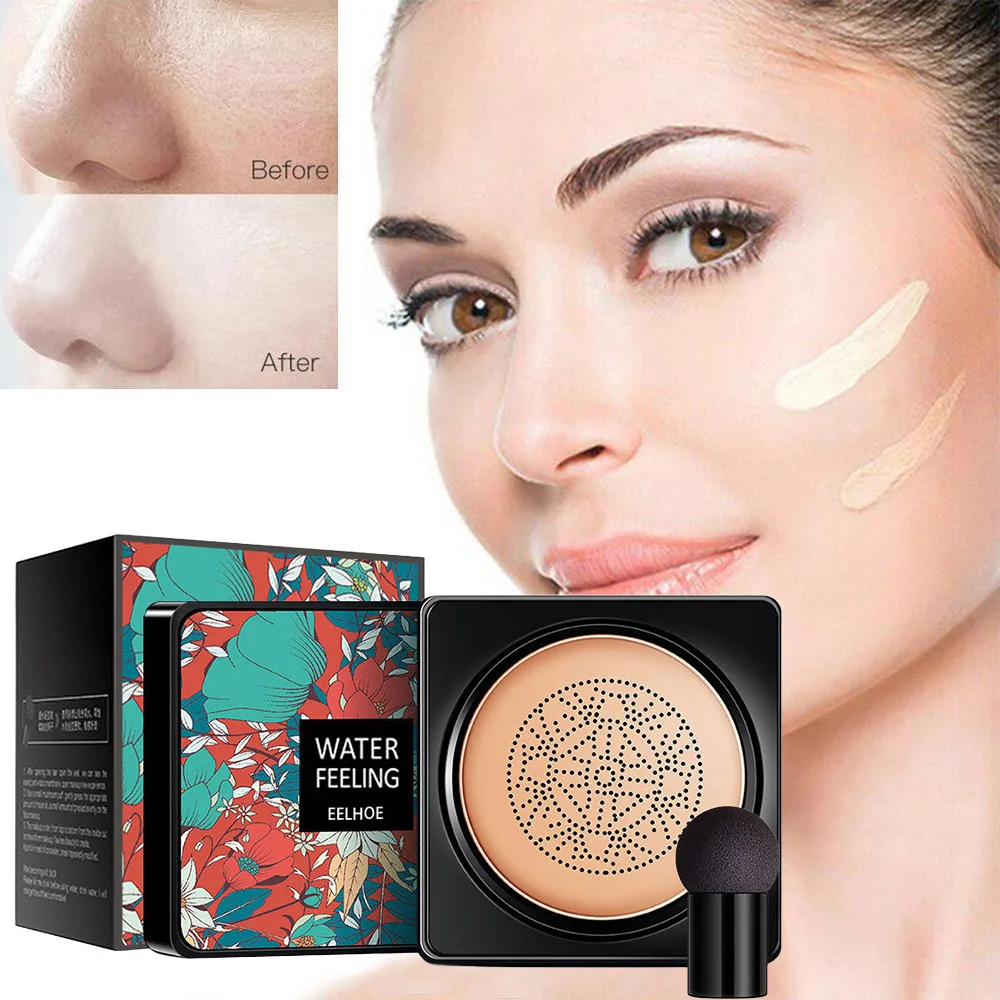

Air Cushion Mushroom Head CC Cream Concealer Moisturizing Make Up BB Cream Long-lasting Face Makeup Foundation