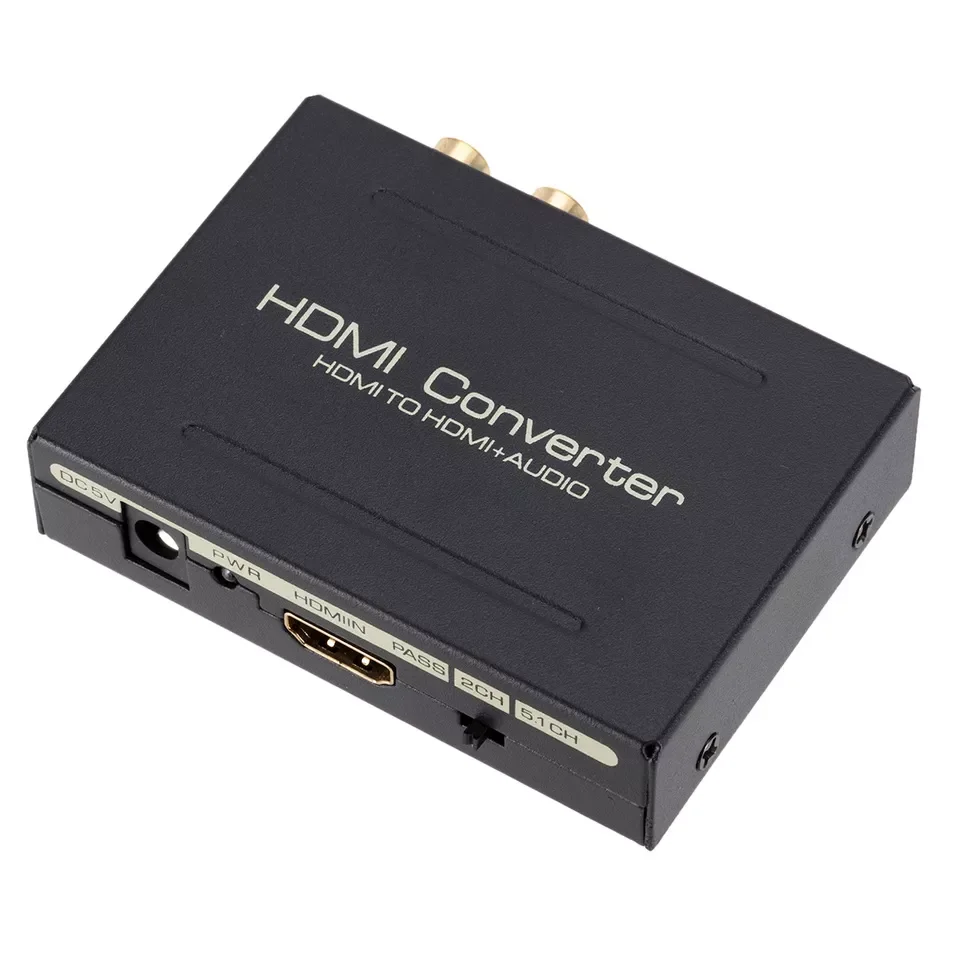 

NEW Extractor Converter 5.1CH HDMI-compatible Audio Splitter 1080P Stereo Analog HDMI-compatible Optical SPDIF RCA L/R Adapter