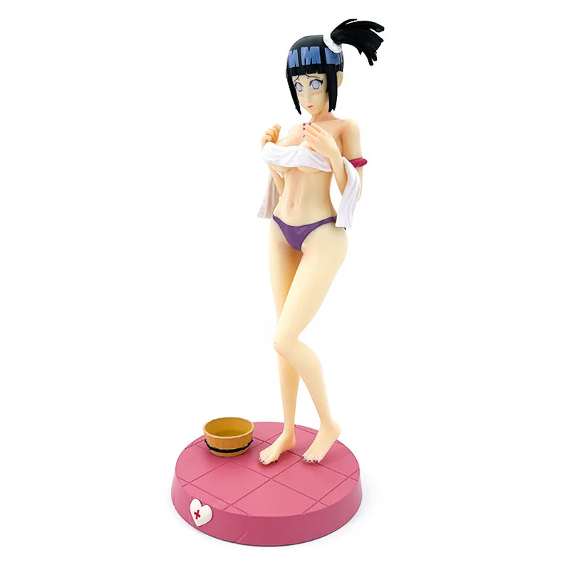 

35cm NEW Naruto Swimwear Ninja Hyuga Hinata Action Figure Model Toys Ornaments Doll Desktop Decoration toys Gift