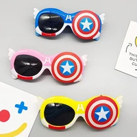 marvel captain america childrens sunglasses anti uv personality sunglasses boys and girls trendy cartoon shade glasses gift