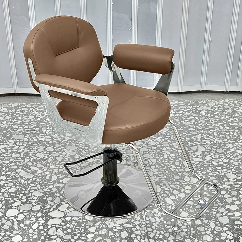 Вращающиеся парикмахерские стулья с колесами вращающиеся косметические