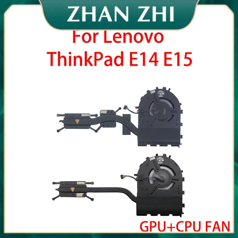 Новый вентилятор охлаждения радиатора для Lenovo ThinkPad E14 Gen 1 E15 R14 S3, вентилятор радиатора для ЦП, охлаждение графического процессора 5H40S72906 5H40S72907