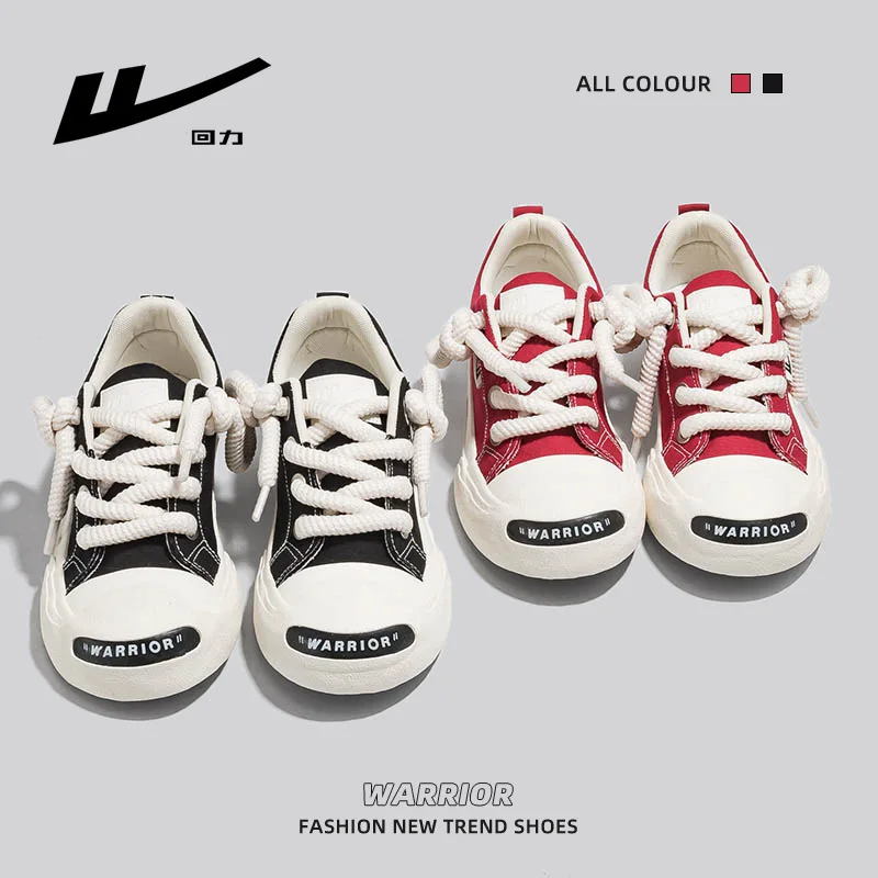 Ботинки женские холщовые на шнуровке с низким вырезом