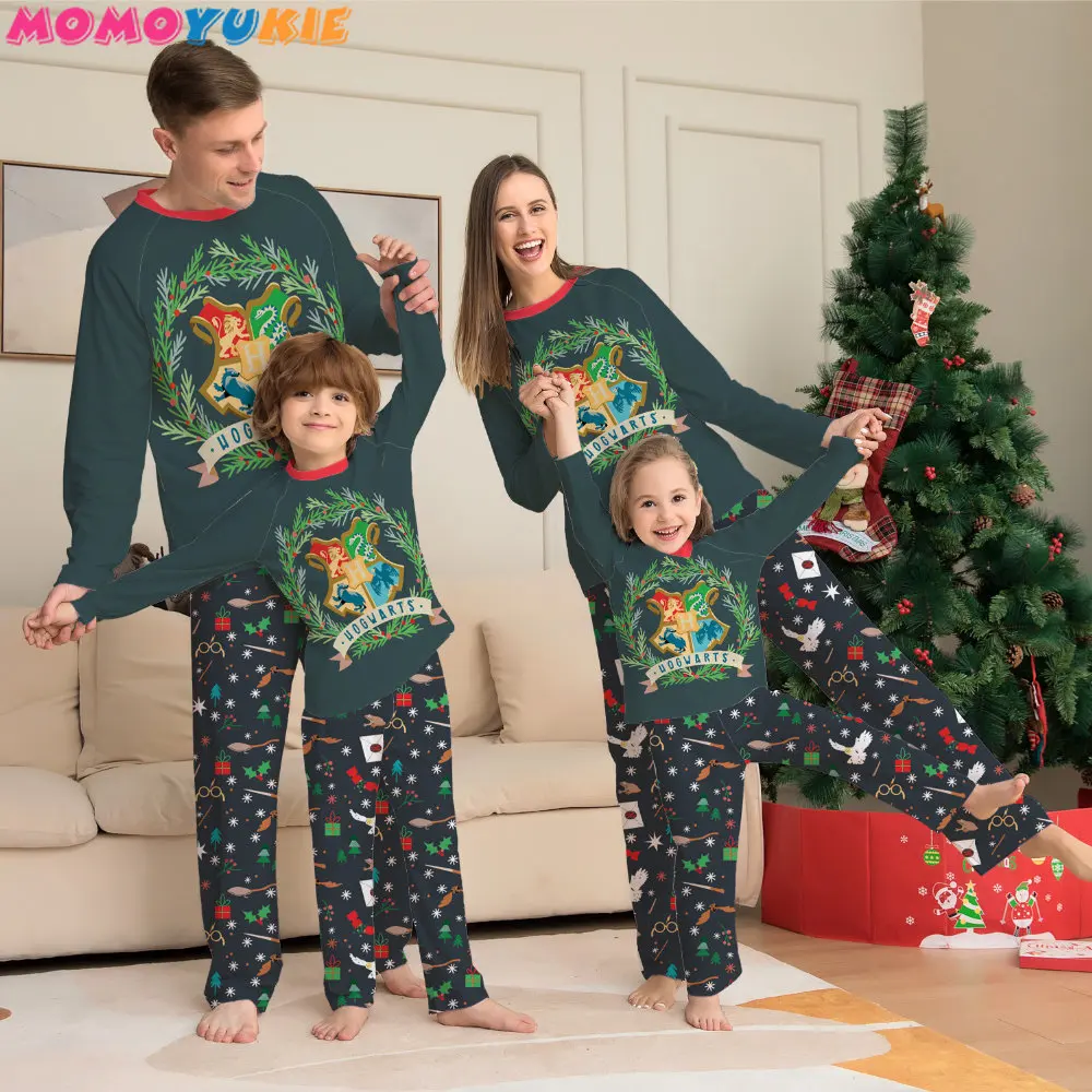 

2022 New Christmas Family Pajamas Sets for Dad Mom Daughter Son Dog Matching Clothes Outfits Adult Kids Homewear Sleepwear Suit
