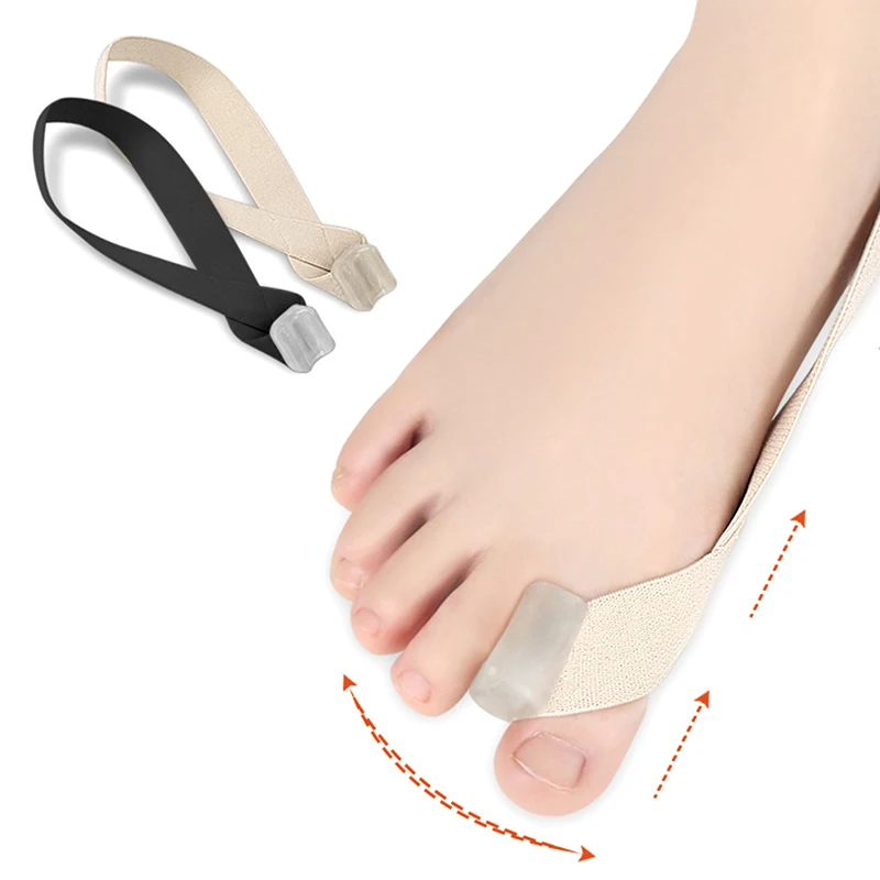 1PC Toe Elastic Tension Bands Wear Resistant Reusable Big toe Stretch Band Non-slip Foot Thumb Care Cover Feet Corrector