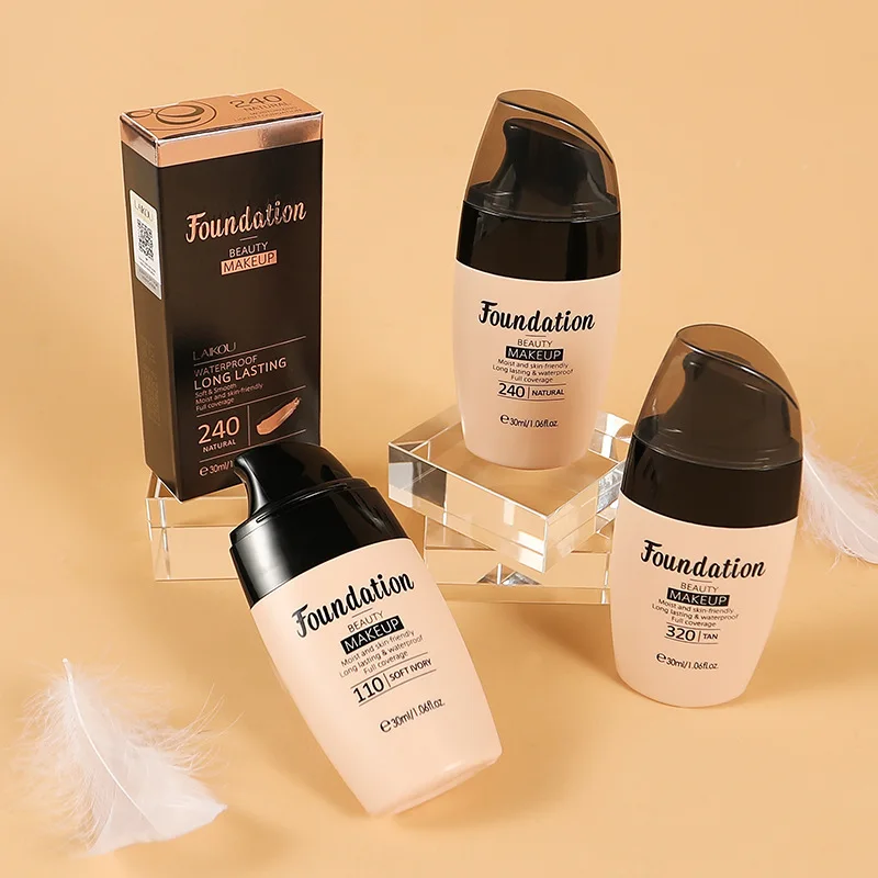 

30ml Face Foundation Cream Waterproof Long-lasting Concealer Liquid Professional Makeup Matte Base Make Up Cosmetics Maquiagem