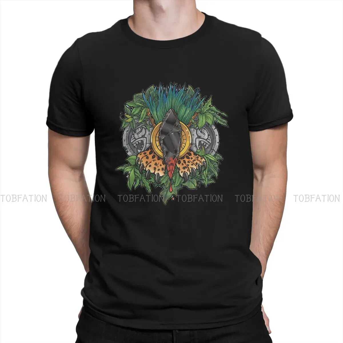 

Уникальная футболка Scion Teotl, Повседневная футболка с изображением пантеона и искусственного размера, Лидер продаж, футболка для мужчин и жен...
