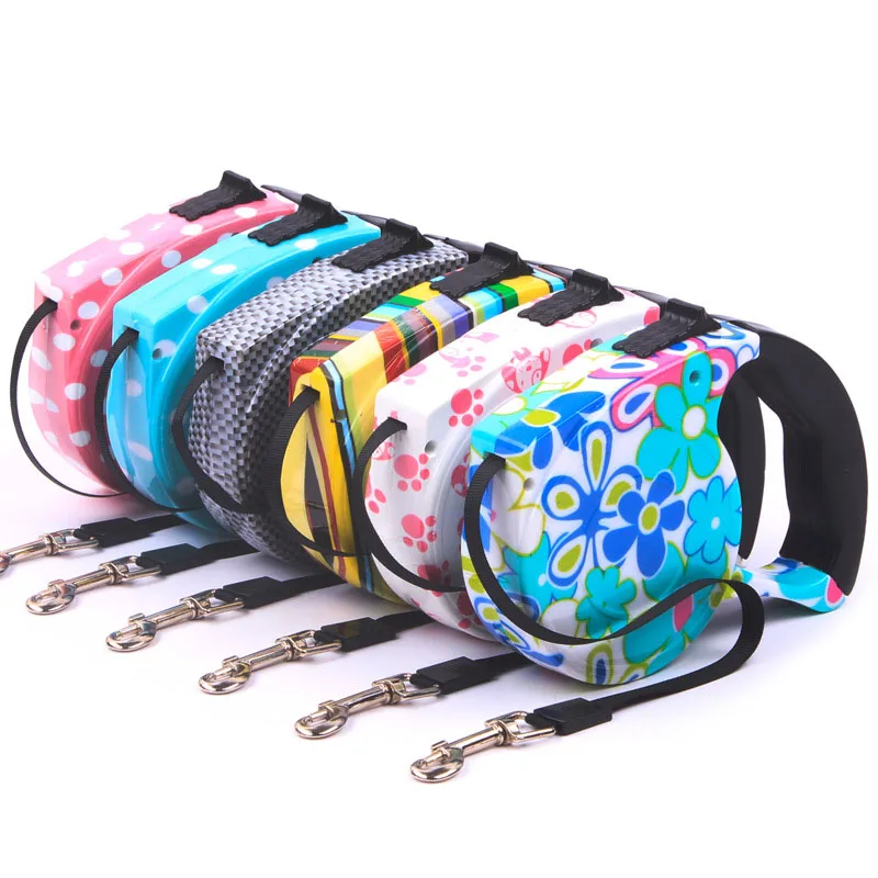

New Pet Colorful Automatic Telescopic Traction Rope 4.5m Flat Rope Traction Device Pet Outdoor Safety Accessories Pet Supplies