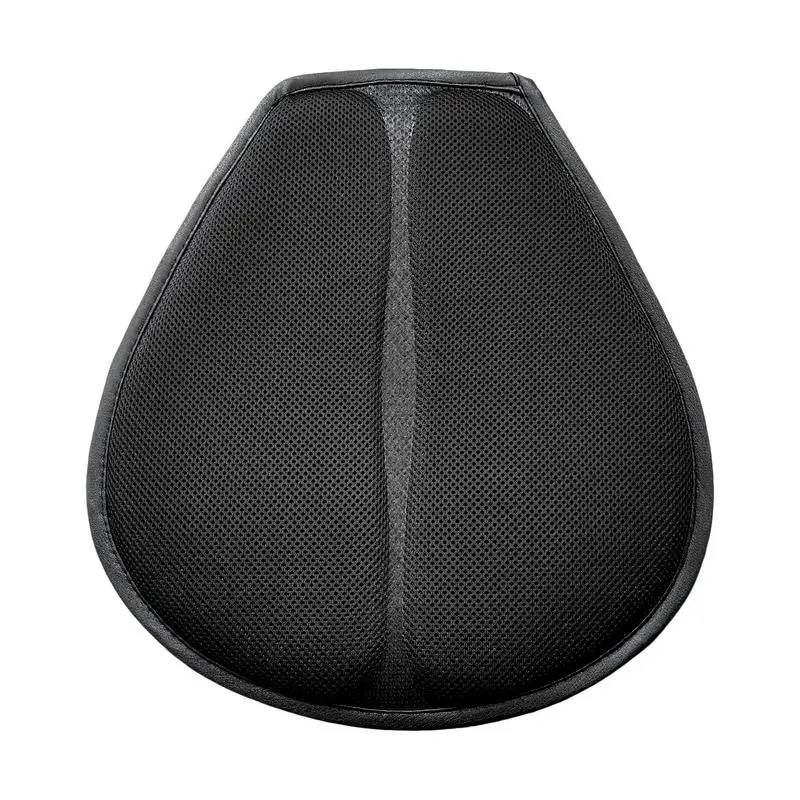 

Motorcycle Seat Cushion Ride Seat Protector 5-Ply Breathable Shock Absorbing Electric Bike Seat Cushion Easy To Install