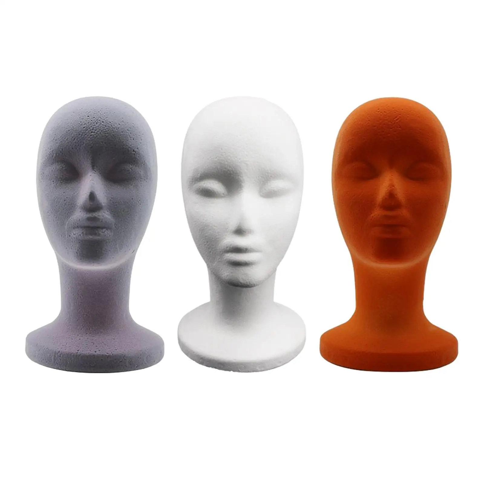

Mannequin Head Display Stand Model and Display Hair for Hats Salon Headwear