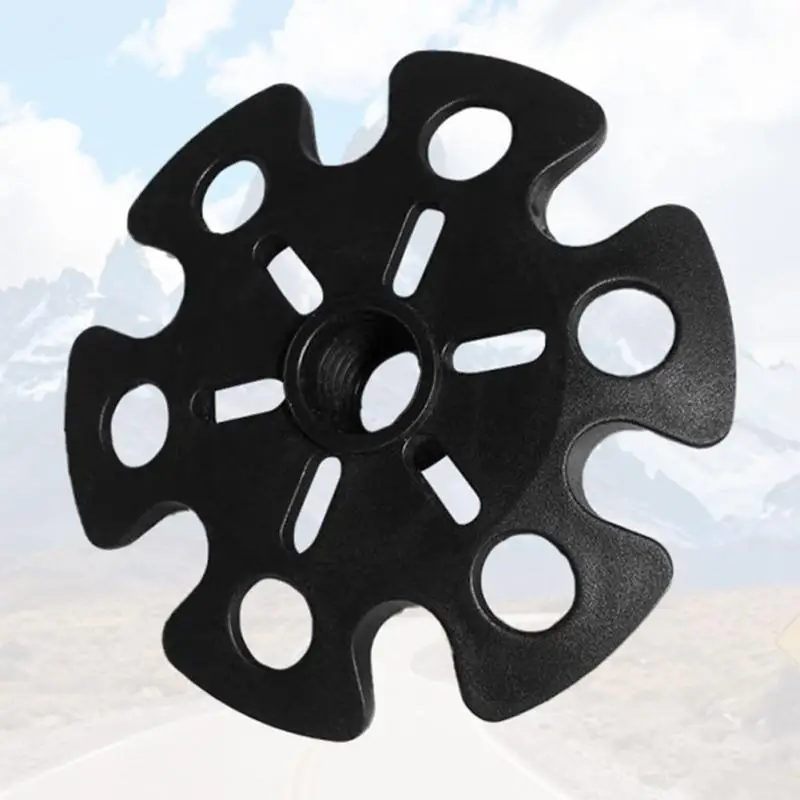 

Trekking Pole Snow Basket Outdoor Camp Hike Pole Walk Stick Cane Snowflake Basket Mud Sand Snow Ski Replacement Parts