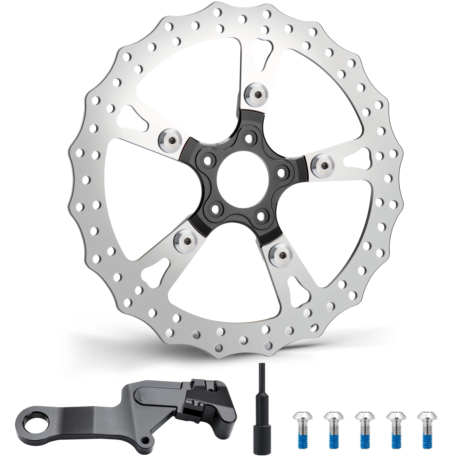 

Задний тормозной диск Softail 13 дюймов, одинарный, 5,8 мм, для Harley 2018-2024 Low Rider FXST FXDR 114 Street Fat Boy Deluxe Breakout