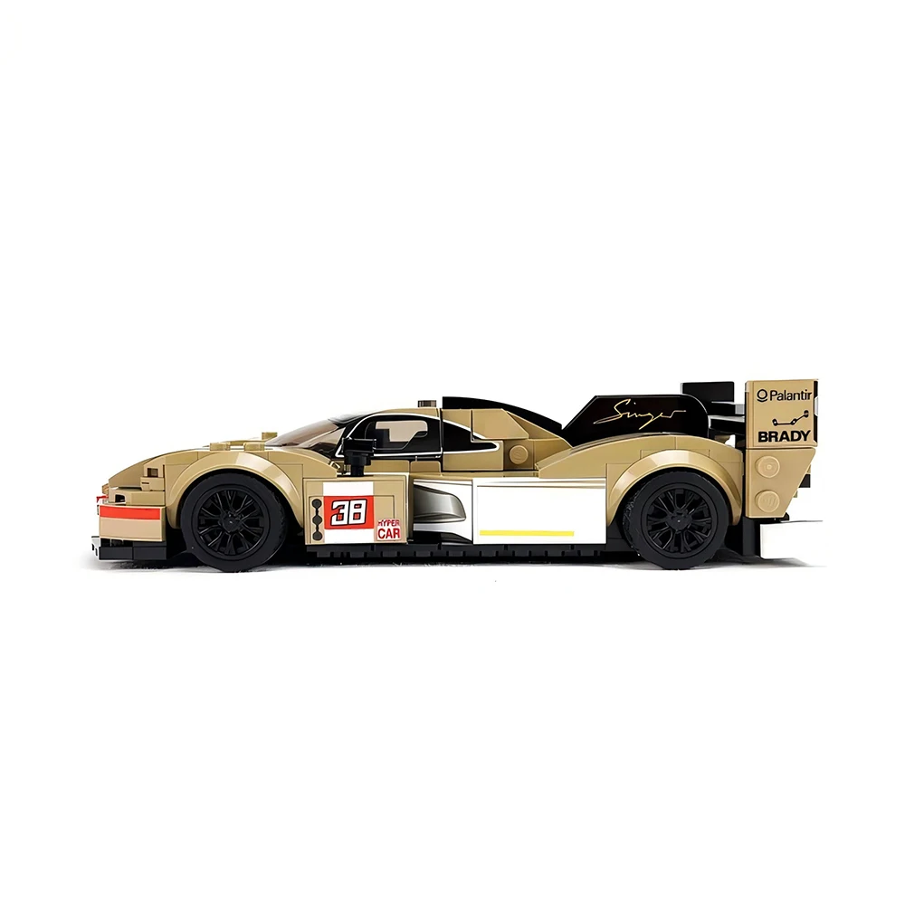 302 шт. MOC Скорость ​ Champion Le Mans 24 часа гонка на выносливость 2023 г. серия WEC 963 модель