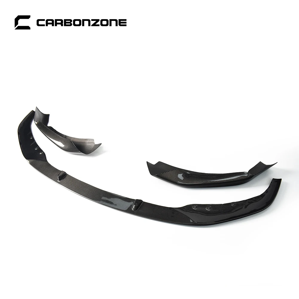 Передний бампер из углеродного волокна в стиле МП для BMW 5 серии G30 диффузор