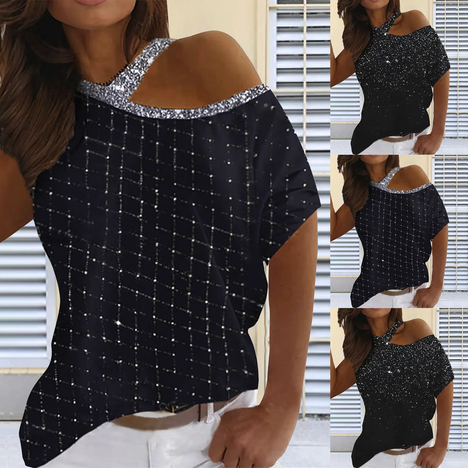 

Спортивный женский модный топ с принтом, с коротким рукавом