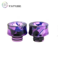 1pcs fatube 510 resin pipette dripper straw joint purple black resin