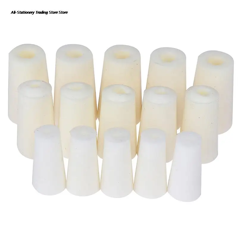 

5pcs Silicone Cap Laboratory Test Tube Plug Wine Plug Shut-closing Valve Hole