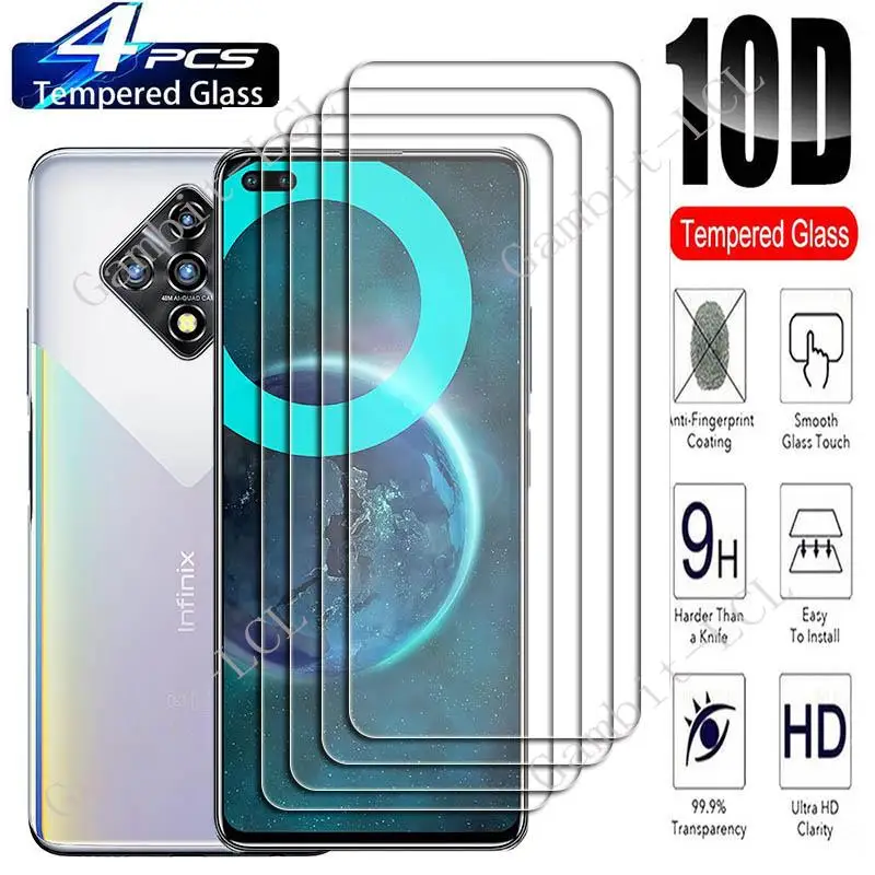 

Защитное закаленное стекло для Infinix Zero 8 6,85 дюйма, 4 шт.