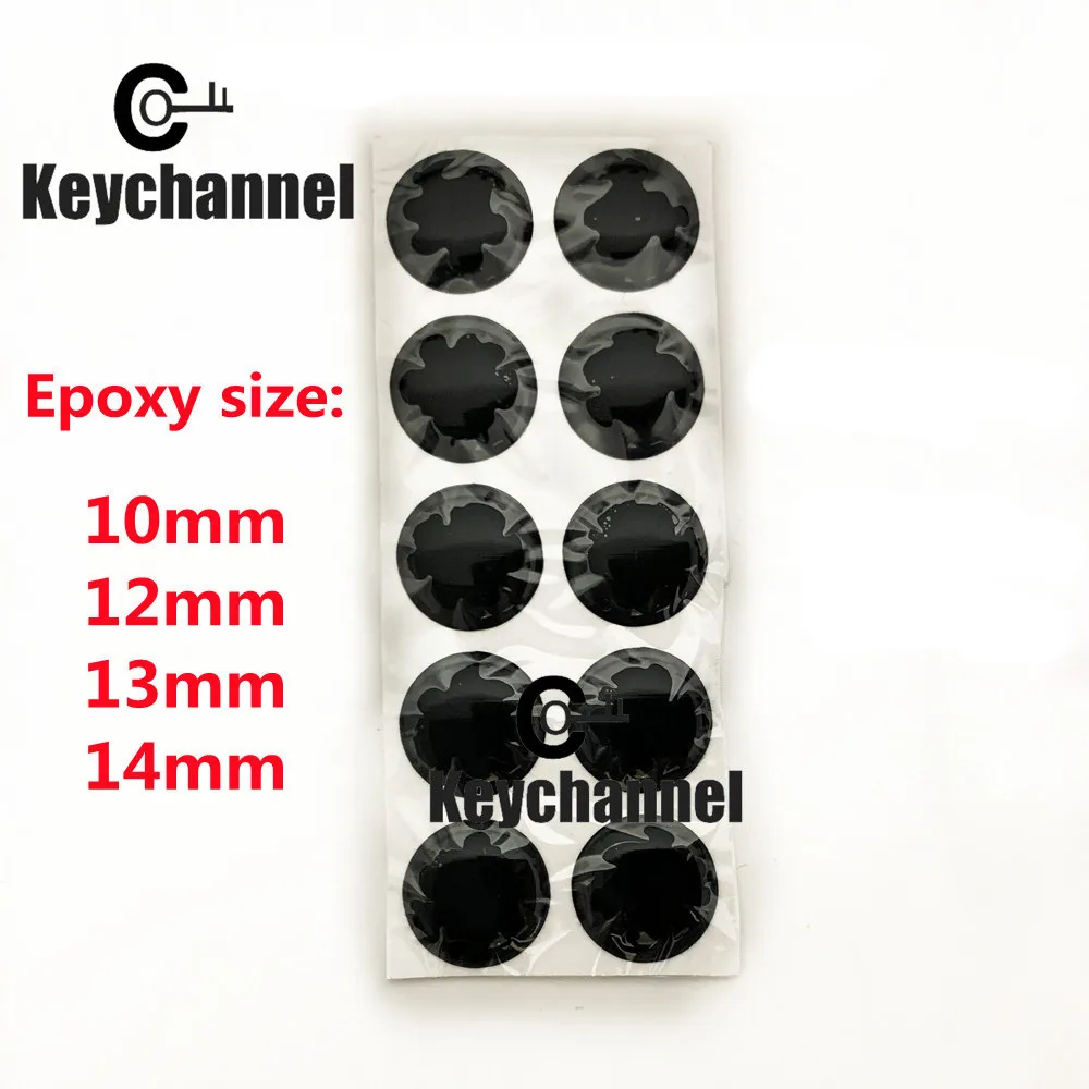 

5/10/20/30/50PCS 14MM Car Key Epoxy Sticker Remote Logo For KEYDIY KD Xhorse VVDI Remote For Hyundai Kia Suzuki Mitsubishi Ford