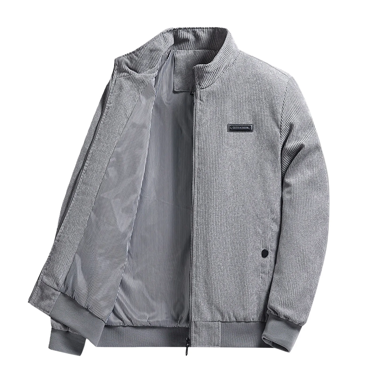 Мужская куртка пальто толстая вельветовая рубашка зимняя теплая с длинными