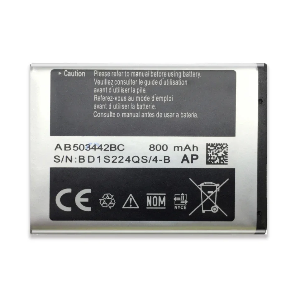 Аккумулятор для Samsung SGH-B110 E570 E578 J700 J700i J700v J708 J708i T509 AB 503442 BC с трек-кодом