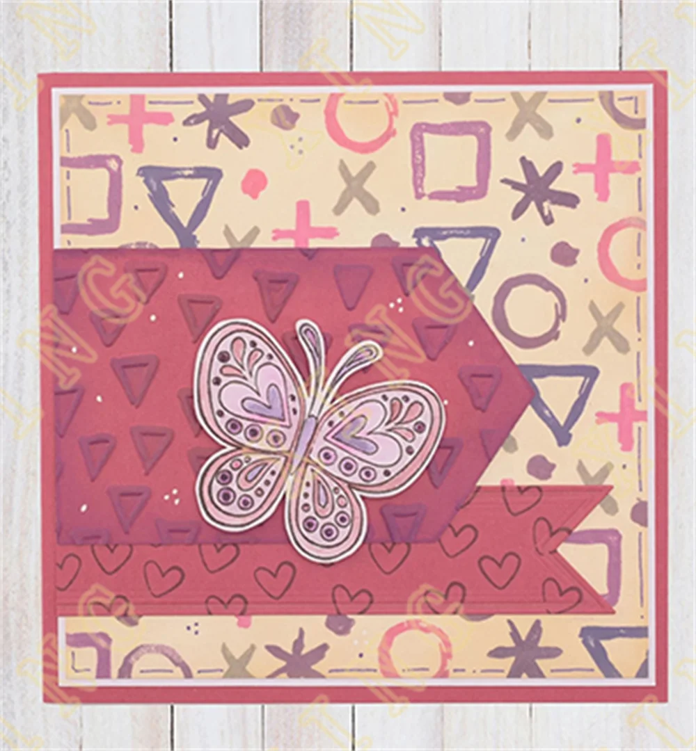 Баннеры и этикетки металлические штампы трафареты для рукоделия скрапбукинг