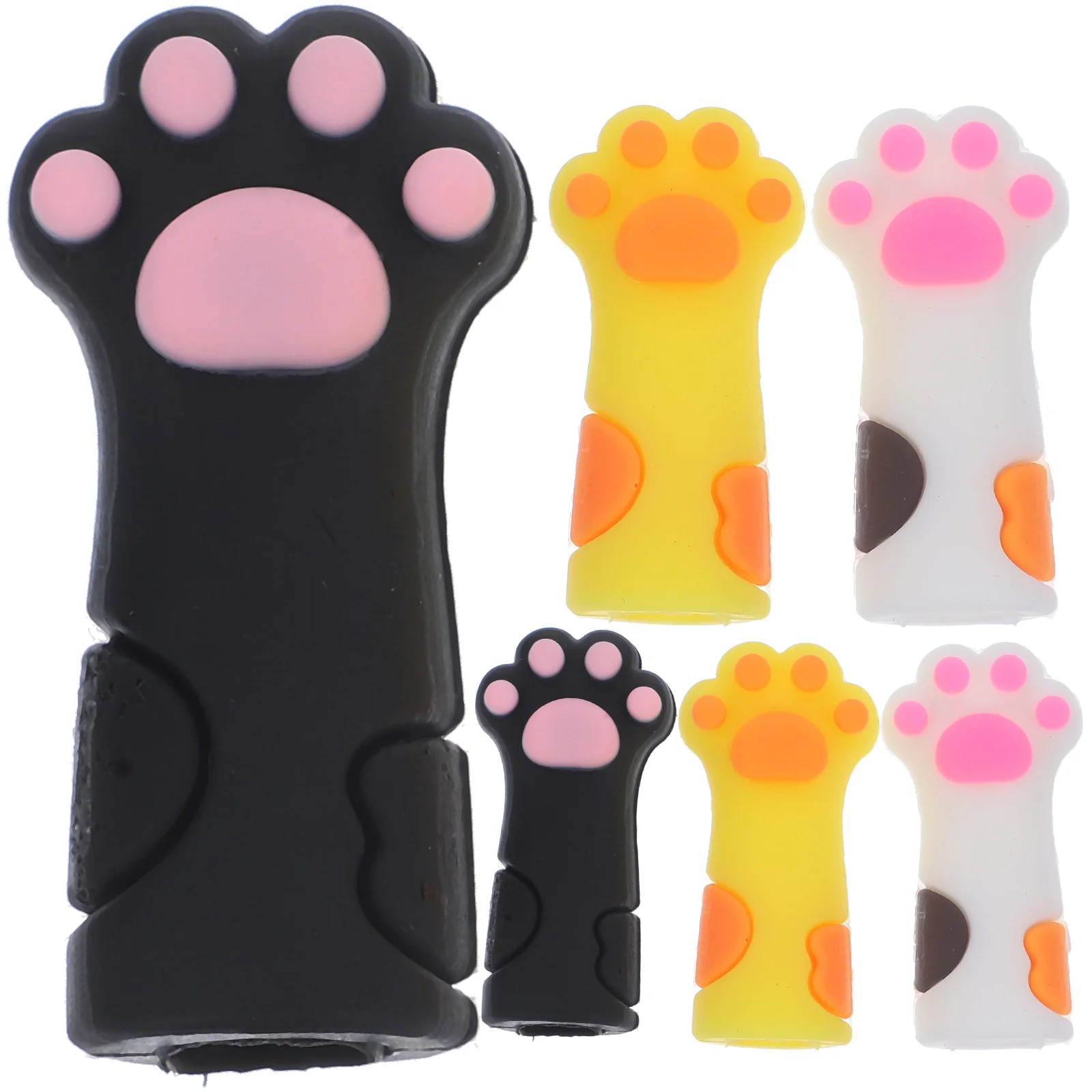 

Cuticle Handle Cover Dead Skin Shears Protective Case Scissors Silicone Tweezers Cap