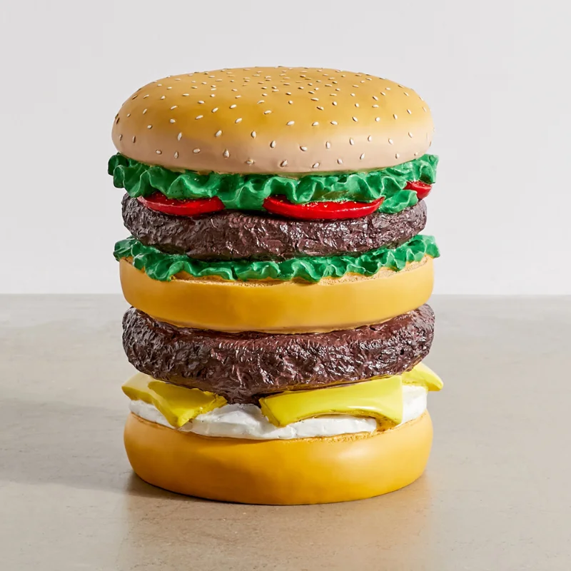 DD Простой Современный домашний декор креативная имитация табурета с бургерами
