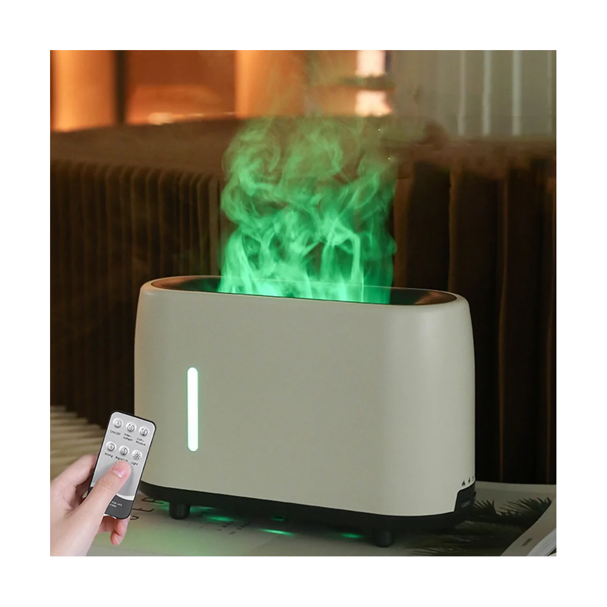 Домашний офисный диффузор с пламенем увлажнитель воздуха настольный для