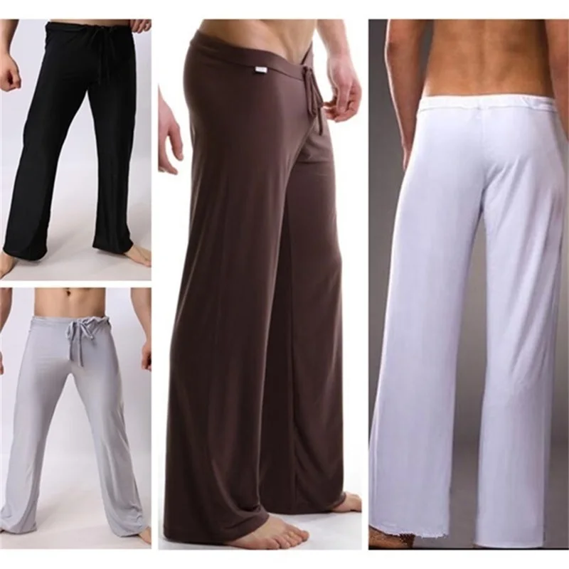 

High Quality Brand Men Casual Pants/ Loose Male Trousers/Loungewear Lounge Fitness Home Sleepwear Gay Men Pants Breathable