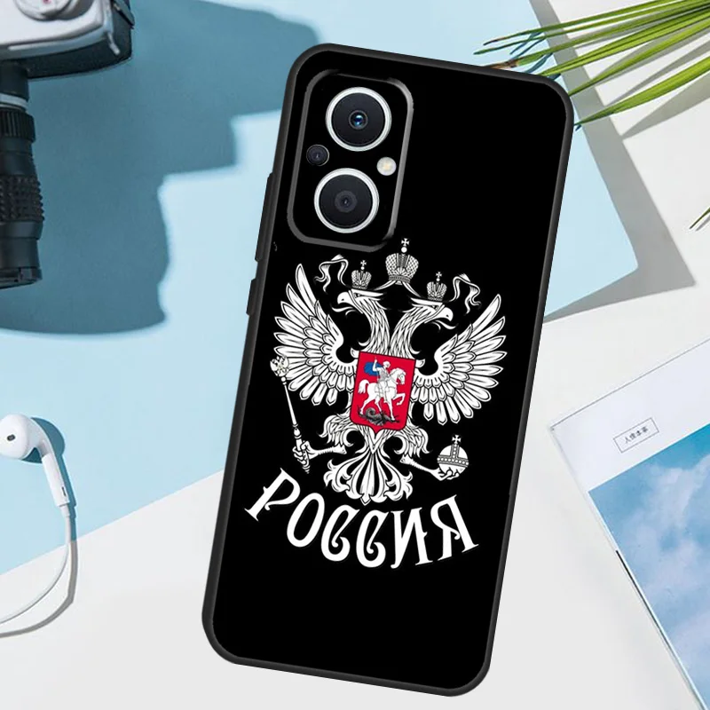 Чехол для телефона с изображением герба оружия России OPPO Reno 5Z 4Z 2Z 8T 3 4 5 6 7 8 Lite Find X5 X2